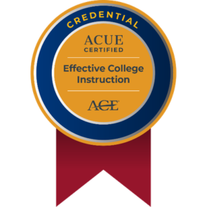 Credential in Effective College Instruction