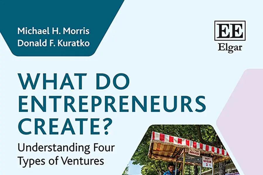 Book cover for What Do Entrepreneurs Create? by Michael H. Morris and Donald F. Kuratko.