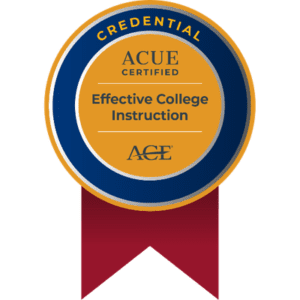 Credential in Effective College Instruction