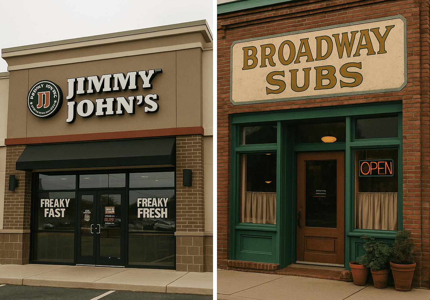 Jimmy John’s vs. Broadway Subs: A Tale of Efficiency and Differentiation
