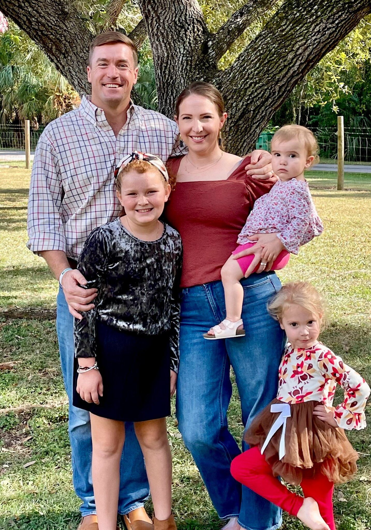 The Kershner Family - Claude, Amanda, Harper, Rilah, and Evie
